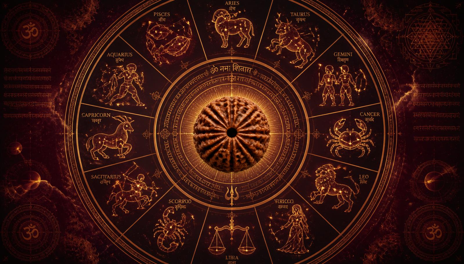 Which Mukhi Rudraksha is Best for Every Zodiac Sign? (Complete Rashi Guide 2026)